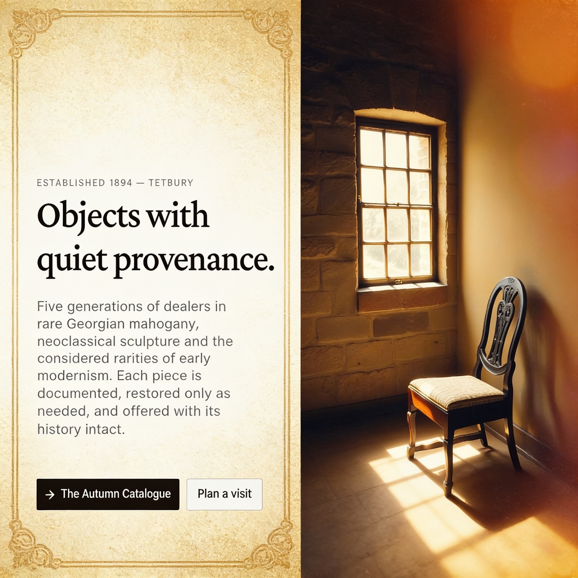Quiet Provenance website example